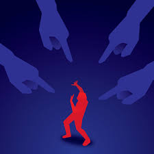 People Pointing Fingers at Corporate Scapegoat