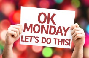 Sign that Says I love Monday