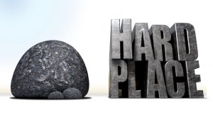 Career change can feel like being between rock and hard place