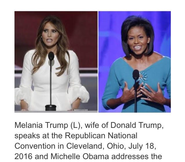 Melania Trump accused of plagiarism