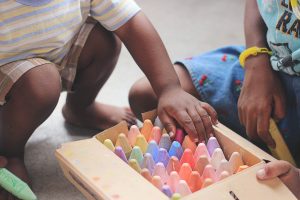 Mothers take time for kids and their livlihood