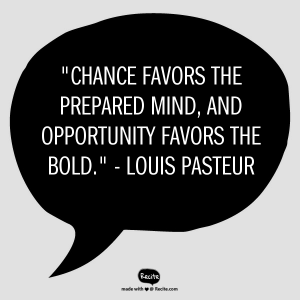 use a positive attitude and effort to create opportunity