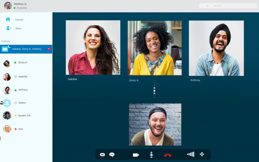 leading from home by video