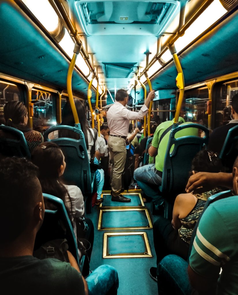 busy commute avoided by remote work