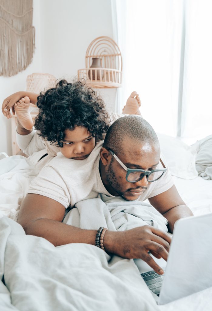 remote work with children