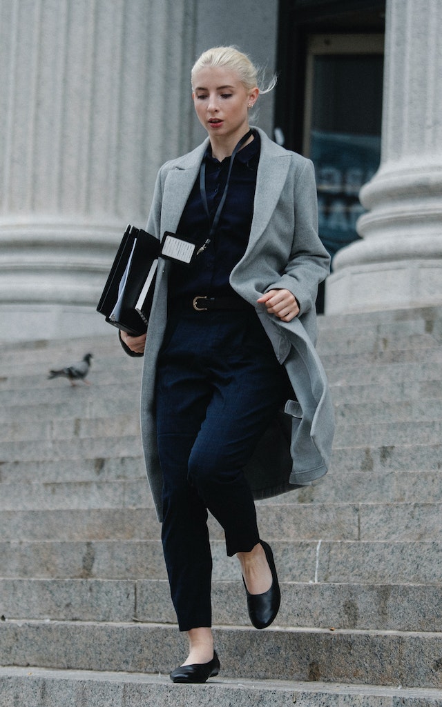 Woman leaves job, part of the great breakup