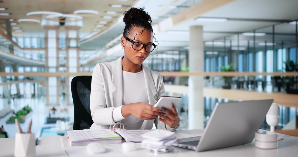 High performing woman considers workplace boundaries