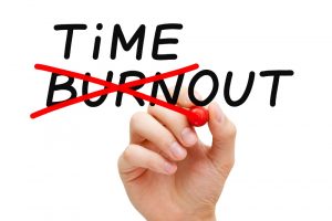 take timeout to avoid burnout