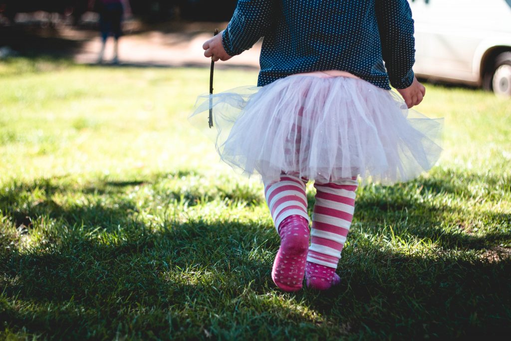 little girl chooses princess as her future career