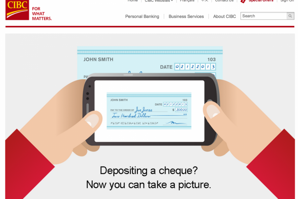 one example of automation is e-deposit from CIBC