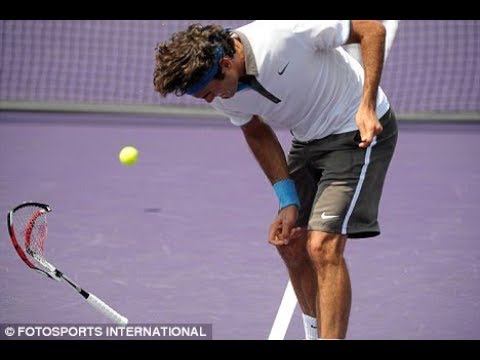 Tennis players lose their cool too
