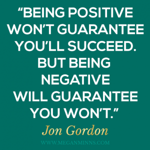 a positive attitude helps you succeed
