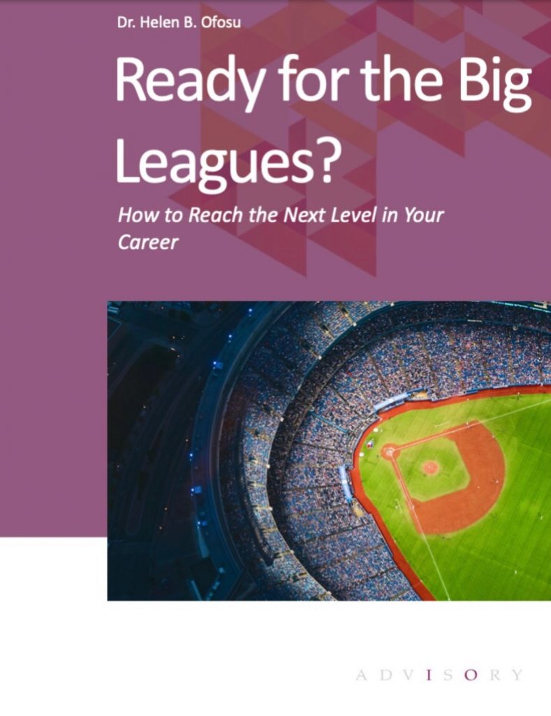 Ready for the Big Leagues - How to Reach the Next Level in your Career (eBook Cover)