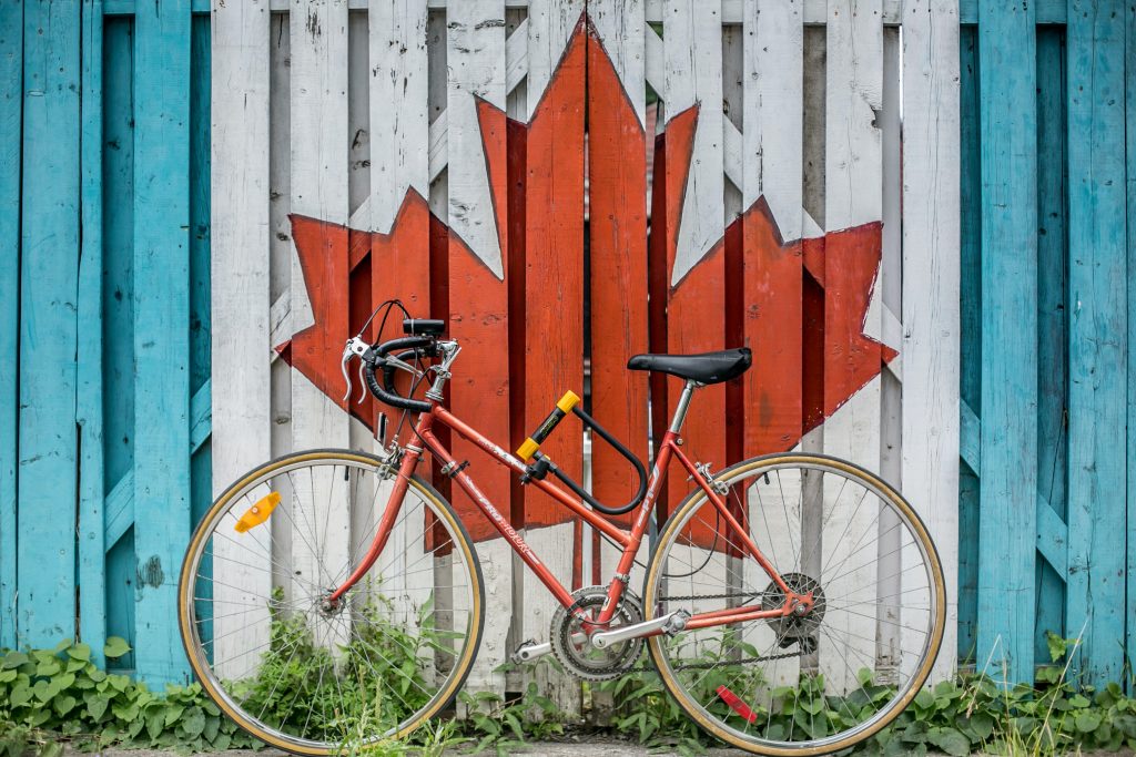 bike ride on Canada Day